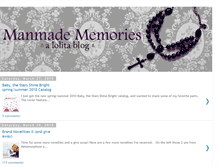 Tablet Screenshot of manmadememories.blogspot.com