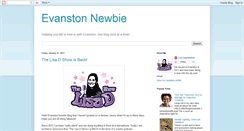 Desktop Screenshot of evanstonnewbie.blogspot.com