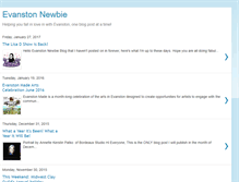 Tablet Screenshot of evanstonnewbie.blogspot.com