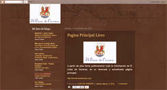 Desktop Screenshot of liceodeourense.blogspot.com