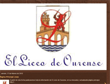 Tablet Screenshot of liceodeourense.blogspot.com