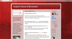 Desktop Screenshot of hudsondanceandmovement.blogspot.com