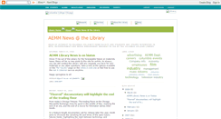 Desktop Screenshot of aemmlibrarynews.blogspot.com