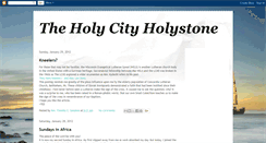 Desktop Screenshot of holycityholystone.blogspot.com