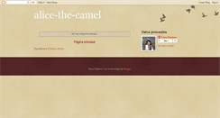 Desktop Screenshot of alice-the-camel.blogspot.com