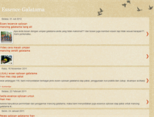 Tablet Screenshot of essence-galatama.blogspot.com