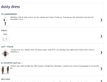 Tablet Screenshot of dustydress.blogspot.com
