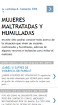 Mobile Screenshot of mujeres-maltratadas-humilladas.blogspot.com