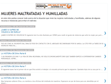 Tablet Screenshot of mujeres-maltratadas-humilladas.blogspot.com