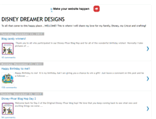 Tablet Screenshot of disneydreamerdesigns.blogspot.com