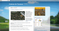 Desktop Screenshot of graines-de-toussus.blogspot.com