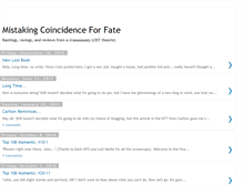 Tablet Screenshot of mistakingcoincidence.blogspot.com