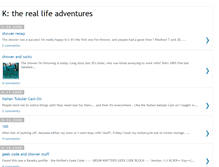 Tablet Screenshot of kthereallifeadventures.blogspot.com