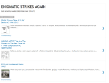 Tablet Screenshot of enigmaticstrikesagain.blogspot.com