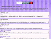 Tablet Screenshot of mandy-workathomeadventures.blogspot.com