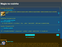 Tablet Screenshot of cozinha-magia.blogspot.com