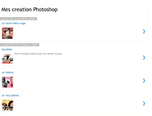 Tablet Screenshot of creation-by-cedric.blogspot.com