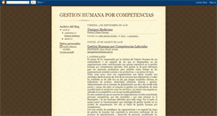 Desktop Screenshot of gestionhumanacompetencias.blogspot.com