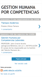 Mobile Screenshot of gestionhumanacompetencias.blogspot.com
