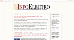 Desktop Screenshot of electrofednews.blogspot.com