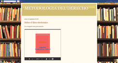 Desktop Screenshot of metderecho.blogspot.com