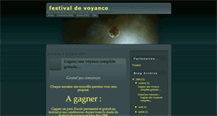 Desktop Screenshot of festivaldevoyance.blogspot.com