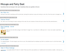 Tablet Screenshot of hiccupsfairydust.blogspot.com