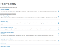 Tablet Screenshot of fallacyglossary.blogspot.com