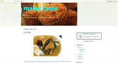 Desktop Screenshot of malaytaste.blogspot.com