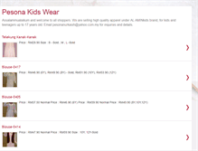 Tablet Screenshot of pesona-kids.blogspot.com