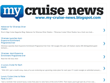 Tablet Screenshot of my-cruise-news.blogspot.com