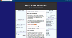 Desktop Screenshot of megagamefun.blogspot.com