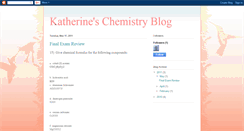 Desktop Screenshot of katherineschemistryblog.blogspot.com