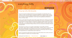 Desktop Screenshot of everythingthrifty.blogspot.com