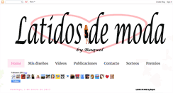 Desktop Screenshot of latidosdemoda.blogspot.com