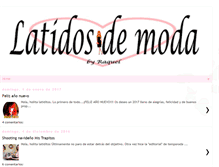 Tablet Screenshot of latidosdemoda.blogspot.com