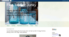 Desktop Screenshot of fleamarketjunky.blogspot.com