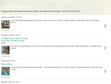 Tablet Screenshot of fleamarketjunky.blogspot.com