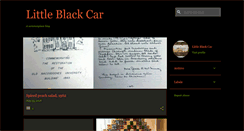 Desktop Screenshot of littleblackcar.blogspot.com