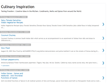 Tablet Screenshot of culinaryinspiration.blogspot.com