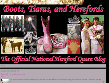 Tablet Screenshot of bootstiarasandherefords.blogspot.com