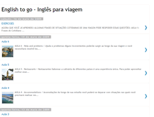 Tablet Screenshot of inglesparaviagem.blogspot.com