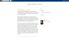 Desktop Screenshot of ekaterina-pek.blogspot.com