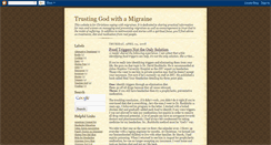 Desktop Screenshot of managemigraines.blogspot.com