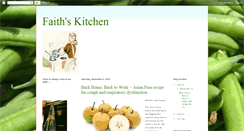 Desktop Screenshot of faithkitchen.blogspot.com