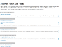 Tablet Screenshot of mormonfaithandfacts.blogspot.com