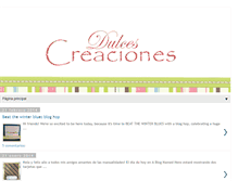 Tablet Screenshot of dulcescreaciones-lucynewton.blogspot.com