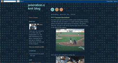 Desktop Screenshot of jeneration-xknitblog.blogspot.com