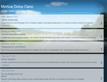 Tablet Screenshot of dolcecano.blogspot.com