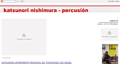 Desktop Screenshot of katsunoripercusion.blogspot.com